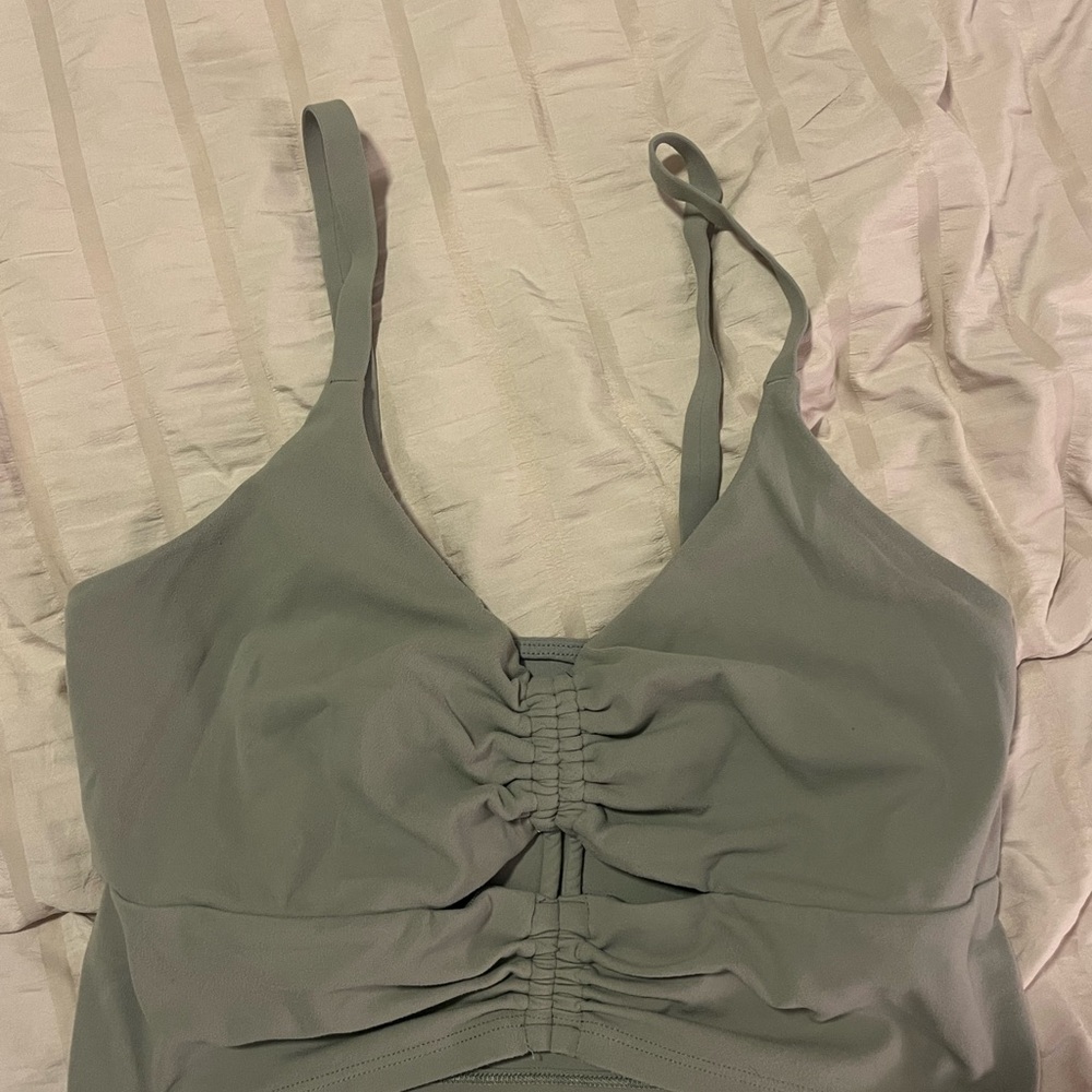Athleta Sage Green Active Tank Top